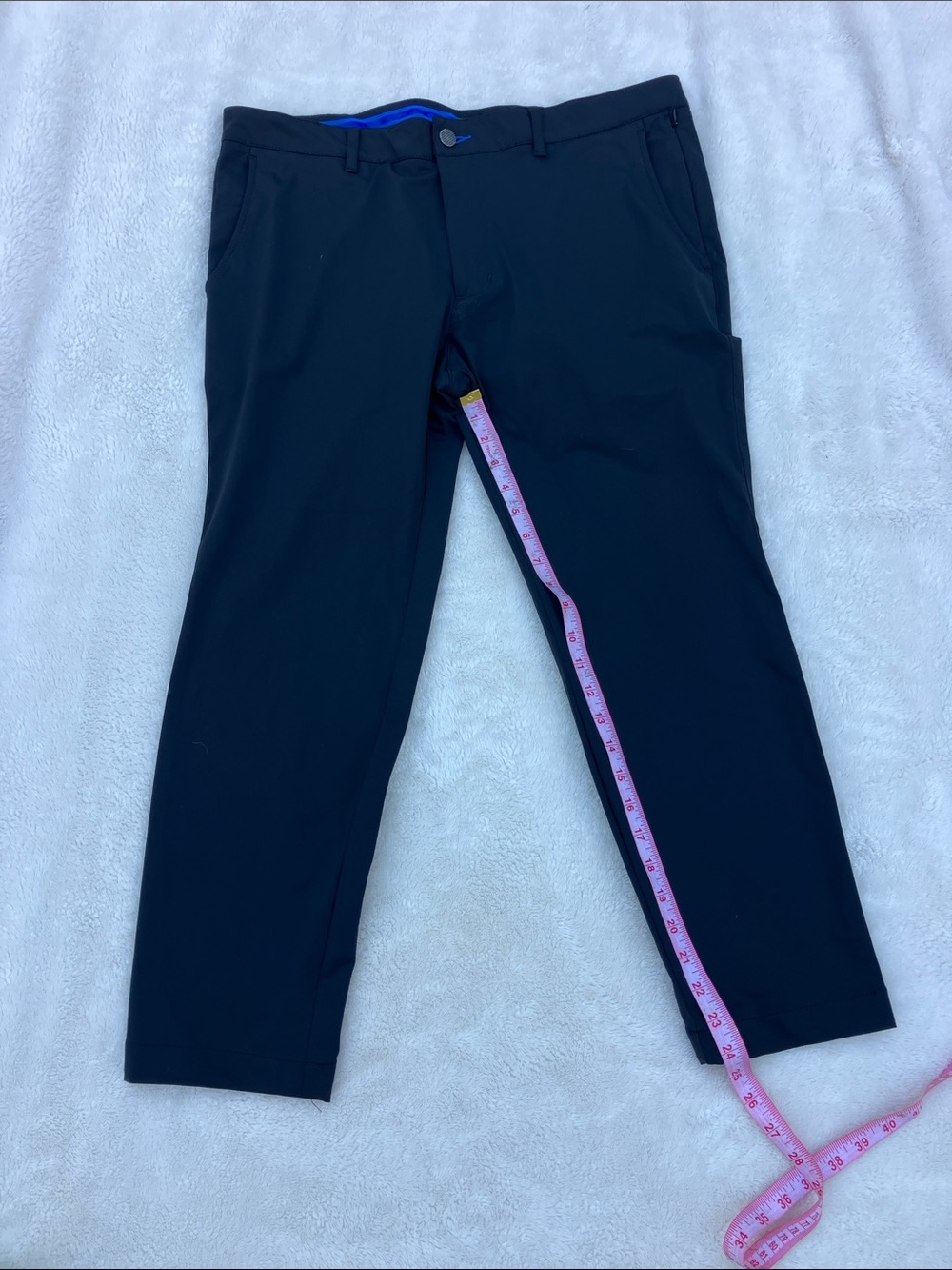 Men's Black Performance Stretch Pants